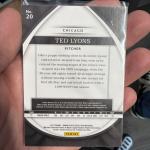 2017 Panini Immaculate Ted Lyons Card #20/99