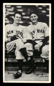 1936 National Chicle Lefty Gomez Red Ruffing Cards