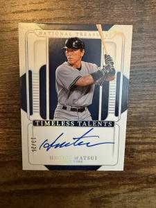 2025 National Treasures Hideki Matsui Autograph Card