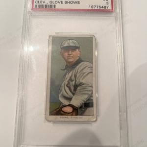 T206 Cy Young Piedmont Back Card HOF PSA 3