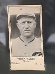 1925 W590 HOF Red Faber SGC A Chicago White Sox