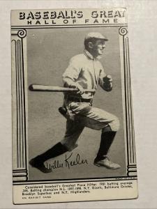 1948 Willie Keeler Baseball Hall of Fame Card