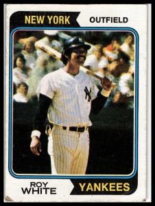 1974 Topps Roy White Baseball Card #135