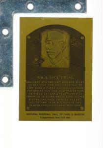 1981-89 Hall of Fame Metallic Plaque Cards