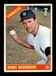 1966 Topps Bobby Richardson Baseball Card #490