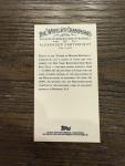 2009 Topps Allen & Ginter Alexander Cartwright Mini Card