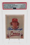1972 Puerto Rican League Goose Gossage Sticker Auto