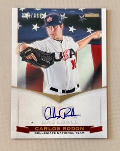 2012 Carlos Rodon RC AUTO SP Collegiate Signatures