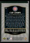 2001 SP Legendary Cuts Cap Anson Card