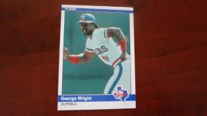 1984 Fleer George Wright Baseball Card #435