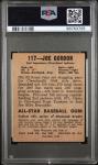 Joe Gordon 1948 Leaf Rookie Card #117