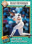 Rickey Henderson 1989 Yankees Sports Illustrated Card