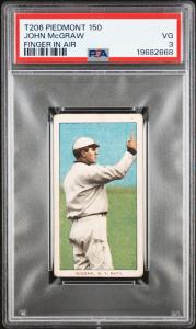 John McGraw 1909-11 T206 Piedmont 150 Card
