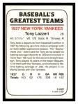 Tony Lazzeri 1987 TCMA #3 New York Yankees Card