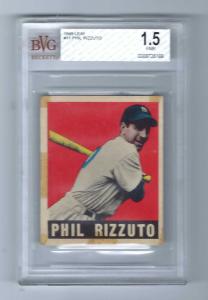 1948 Leaf Phil Rizzuto Yankees Baseball Card
