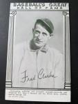 1948 Hall of Fame Fred Clarke Baseball Card