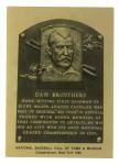 Dan Brouthers Baseball Hall of Fame Metallic Plaque