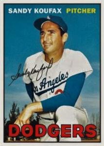 Sandy Koufax 1967 Card: Buy 5, Get 1 Free!