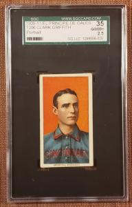 1909 T206 Clark Griffith Yankees Baseball Card