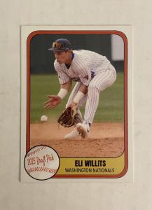 Eli Willits Custom Baseball Card - 2025 #1 Pick