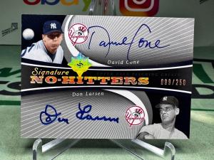 2005 David Cone & Don Larsen Signature Cards