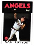 1986 Topps Don Sutton #335 Baseball Card