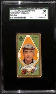1911 T205 Bobby Wallace HOF Sports Card