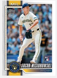 2026 Topps Series 1 Jacob Misiorowski Rookie Card