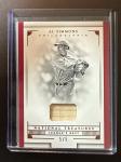 2016 Panini National Treasures Al Simmons Bat Card