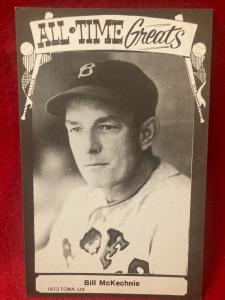 Bill McKechnie 1973-79 Cincinnati Reds Postcard Card