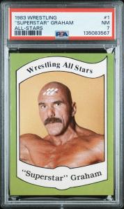 Billy Graham 1983 Wrestling All Stars Rookie Card