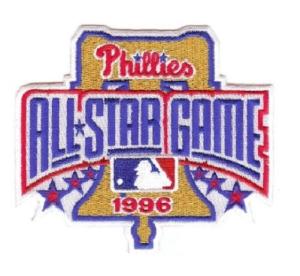 Philadelphia Phillies 1996 All-Star Vintage Patch Card
