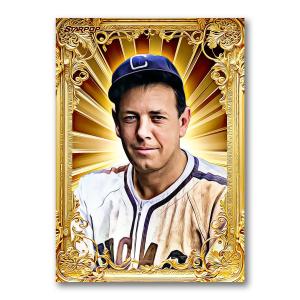 Ted Lyons Signed Golden Icon Art Card 01/20