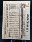 1981 Topps George Brett Royals Card Set