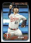 2024 Topps Joe Ryan #175 Minnesota Twins Card