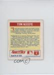 1989 Sportflics Tim Keefe #6 HOF Card