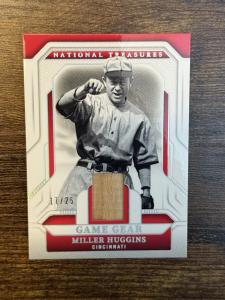 2025 Panini National Treasures Miller Huggins Game Gear