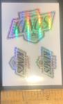 Los Angeles Kings Vintage Hockey Logo Stickers 6-Pack