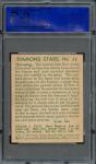 1935 Diamond Stars #32 Sam Rice PSA 6