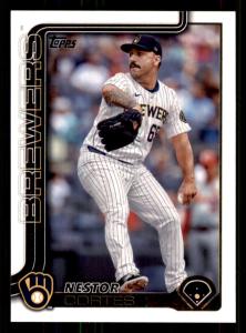 2025 Topps Nestor Cortes Milwaukee Brewers Card
