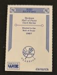 1992 Yankees Hall of Fame Red Ruffing Card