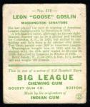 1933 Goudey Leon Goose Goslin #110 Card