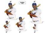 Jackie Robinson Dodgers Glossy Vinyl Sticker