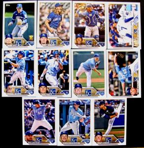 2023 Topps Kansas City Royals 21 Card Set