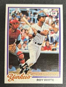 1978 Topps Roy White Yankees Baseball Card #16