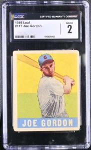 1948-49 Leaf Joe Gordon Rookie Card #117