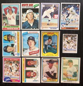 Goose Gossage 35 Card Lot with Pin