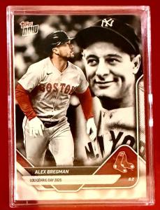 2025 Topps Now Lou Gehrig Day Complete Card Set