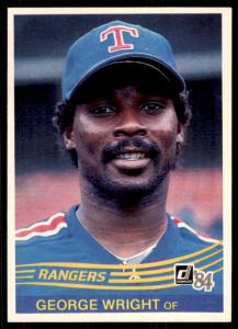 1984 Donruss George Wright Baseball Card #525