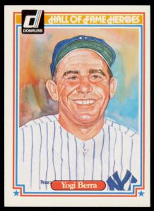 1983 Donruss Yogi Berra Hall of Fame Card